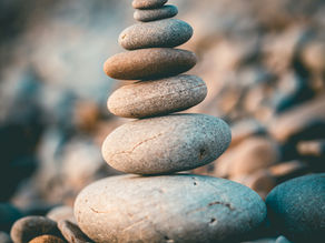 stones stacked, illustrating confidence