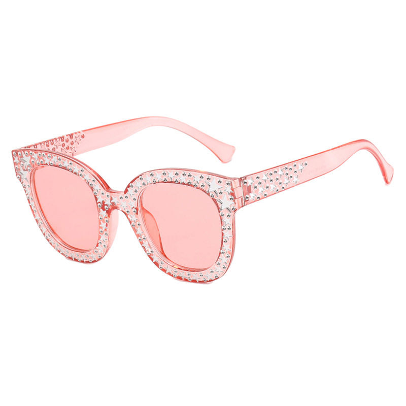 Thumbnail: Vintage Square Diamond Star Sunglasses