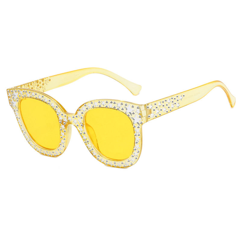 Thumbnail: Vintage Square Diamond Star Sunglasses