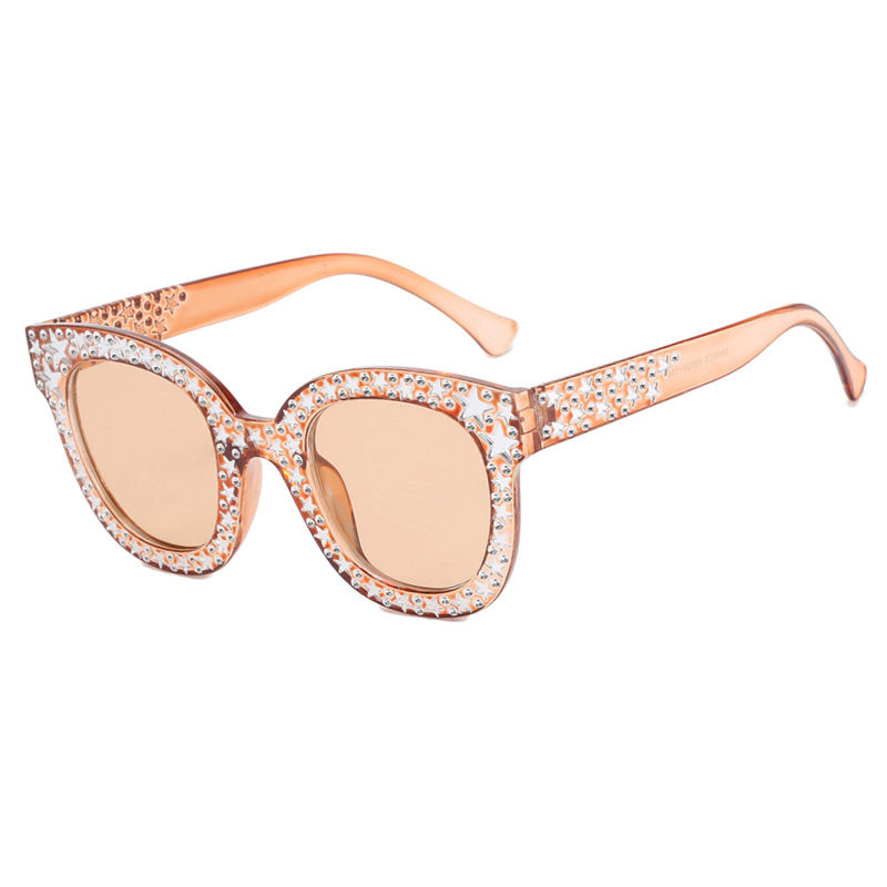 Thumbnail: Vintage Square Diamond Star Sunglasses