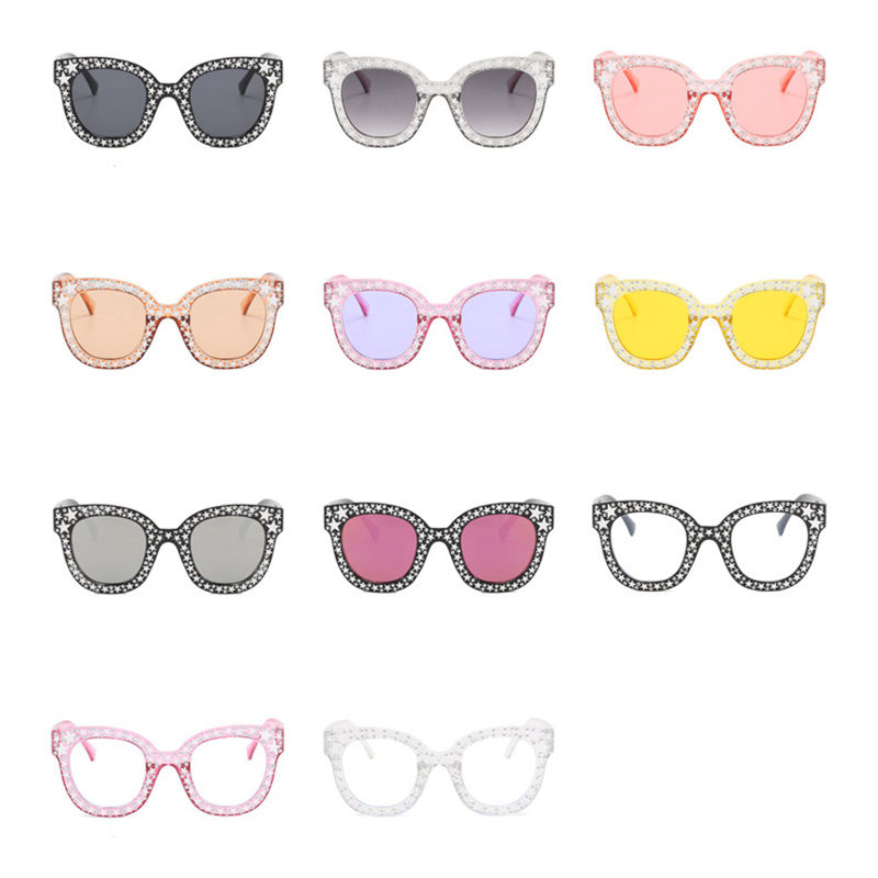 Thumbnail: Vintage Square Diamond Star Sunglasses