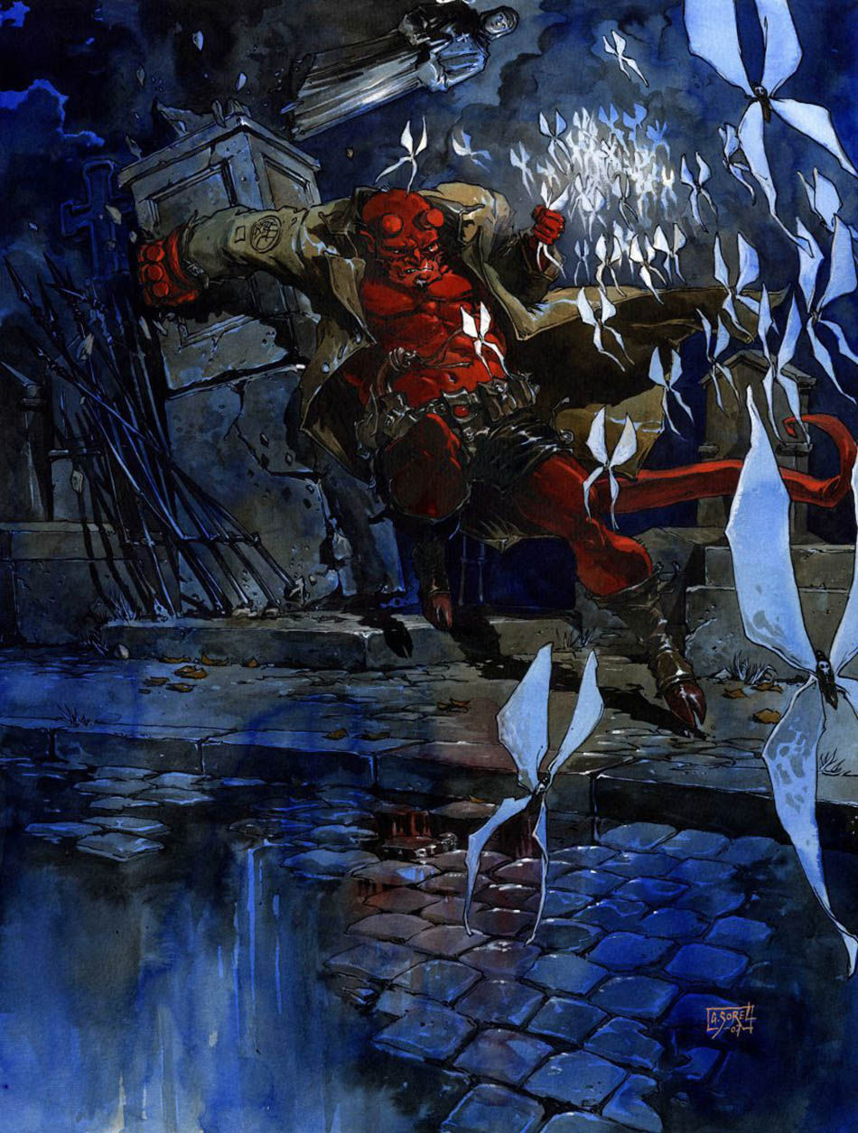 Hellboy, hommage © Sorel
