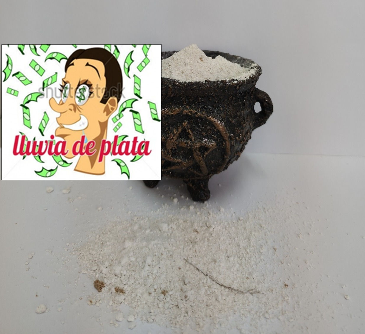 POLVO ESOTÉRICO LLUVIA DE PLATA