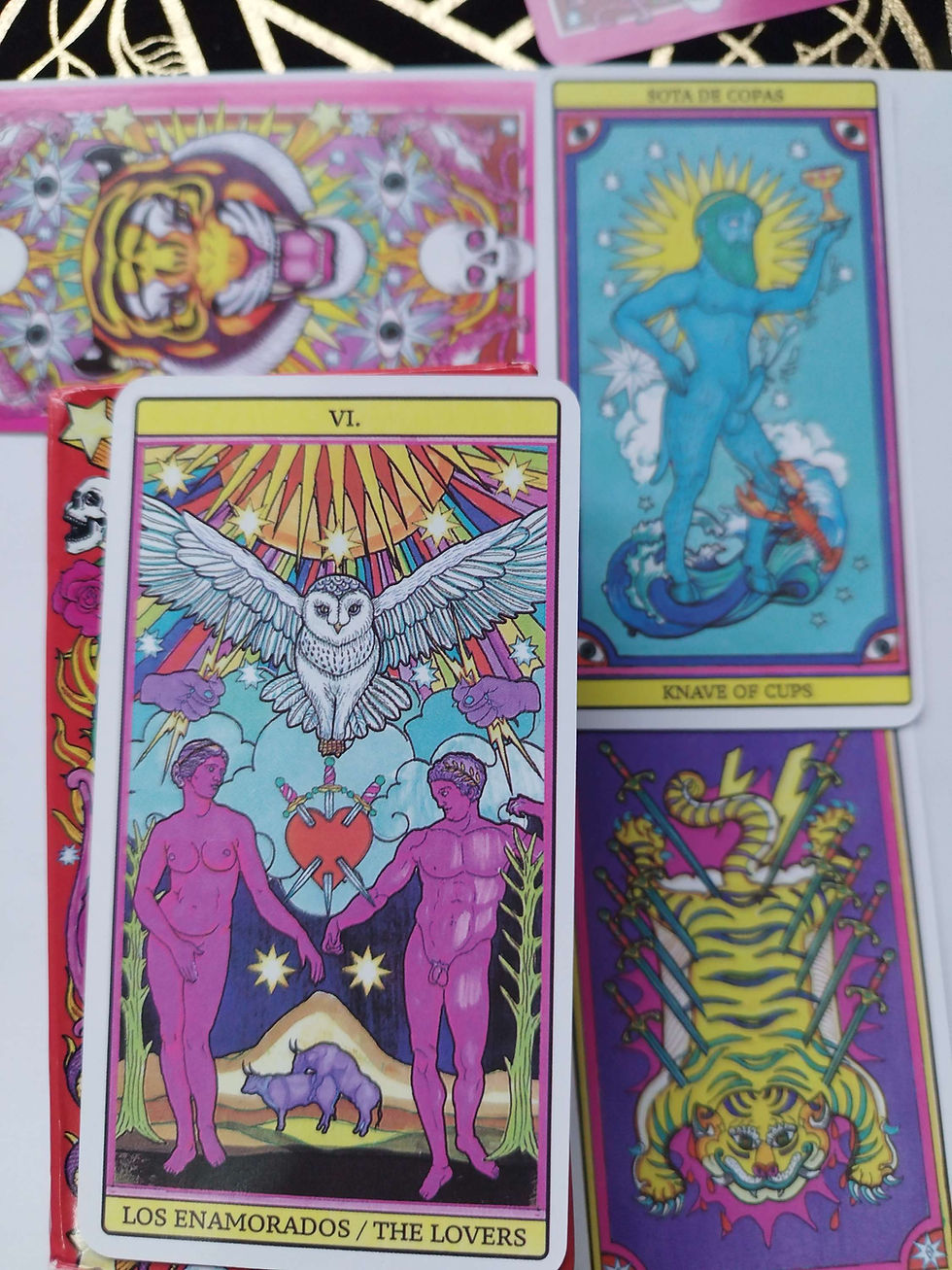 Miniatura: EL DIOS DE LOS TRES tarot ( guía PDF en español)