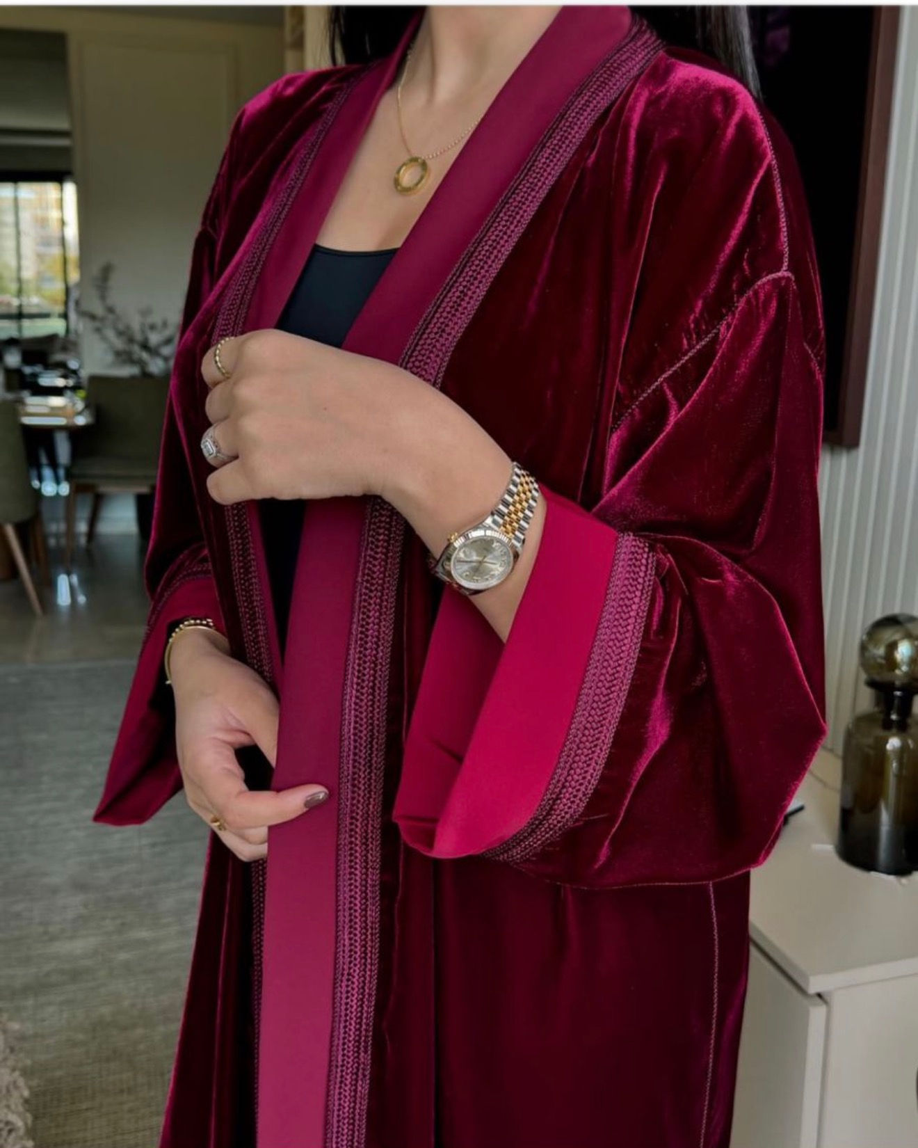 Kimono velour taj