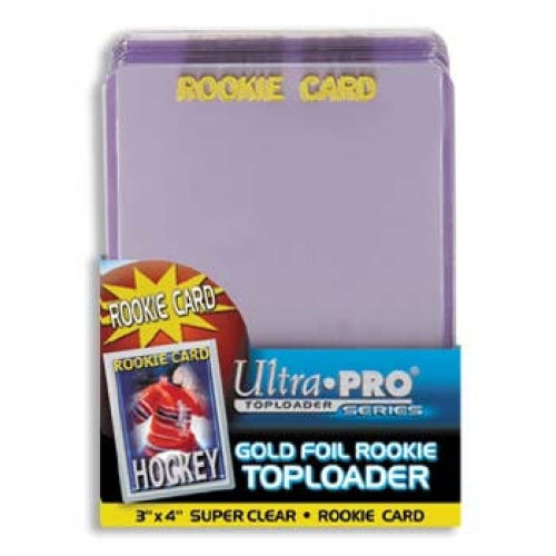 ULTRA PRO - TOPLOADERS - ROOKIE GOLD 3X4 (25 COUNT)