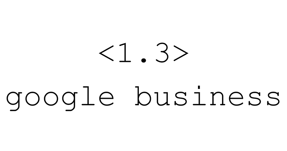 1.3 Google Business Profile Optimization and Consistency Layer