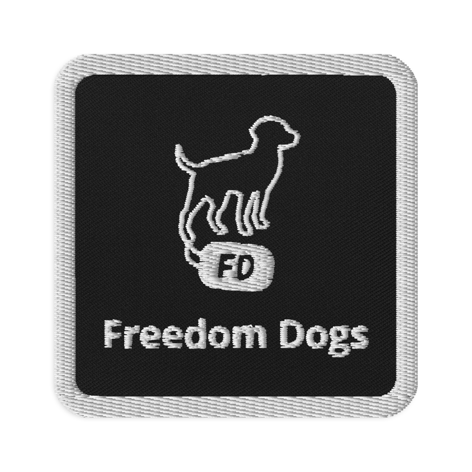 Freedom Dogs Square Patch
