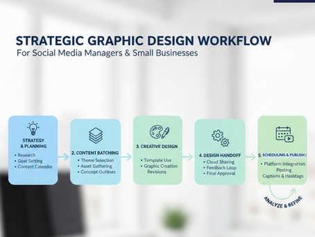 Strategic Synergy: Mastering Graphic Design Workflow for High-Impact Social Media and Small Business Growth