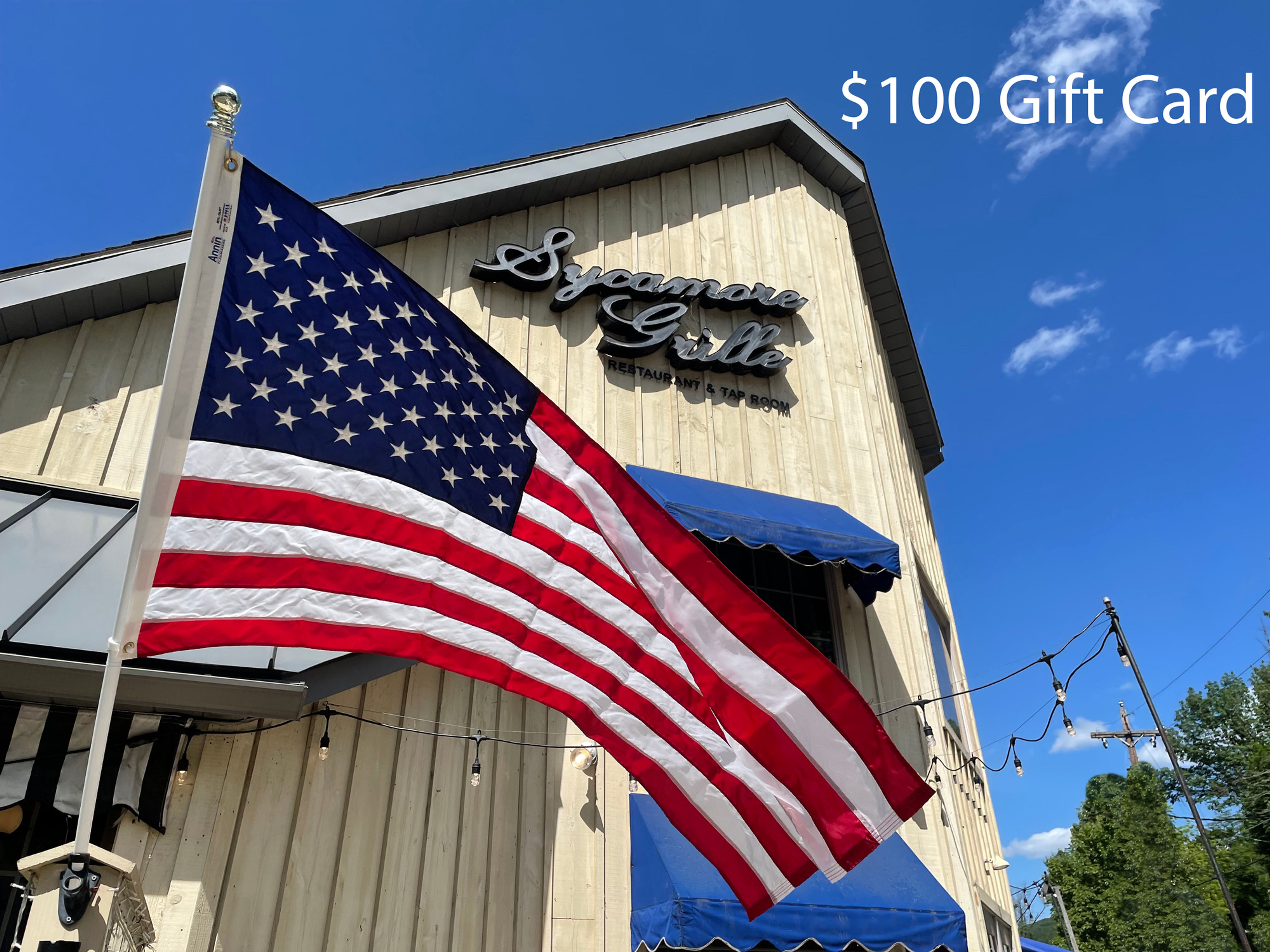 Sycamore Grille Gift Card $100