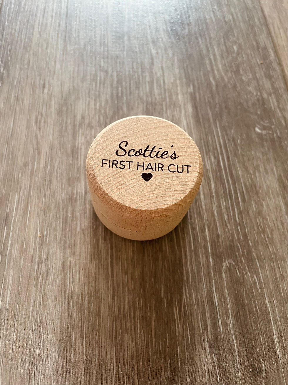 Thumbnail: First Hair Cut Keepsake Box 