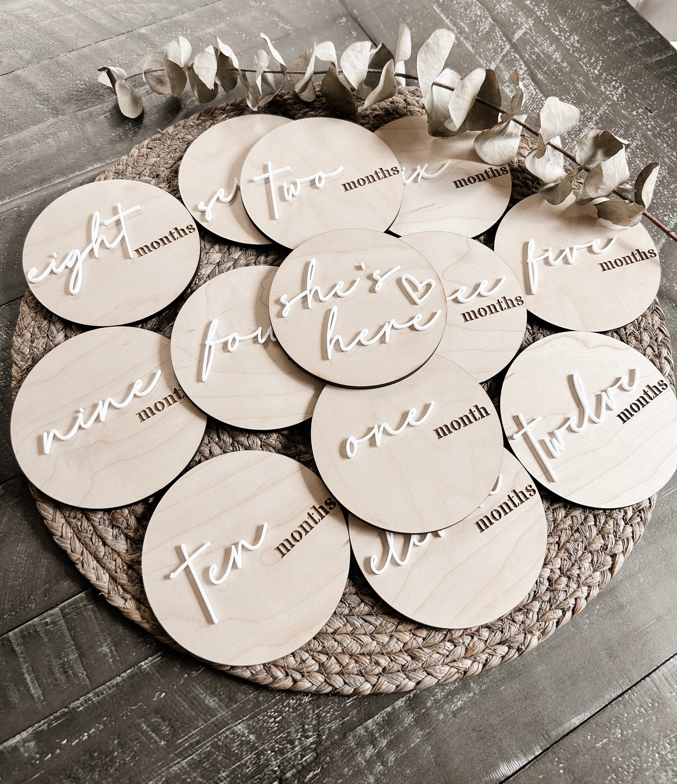 He's here/she' s here milestones