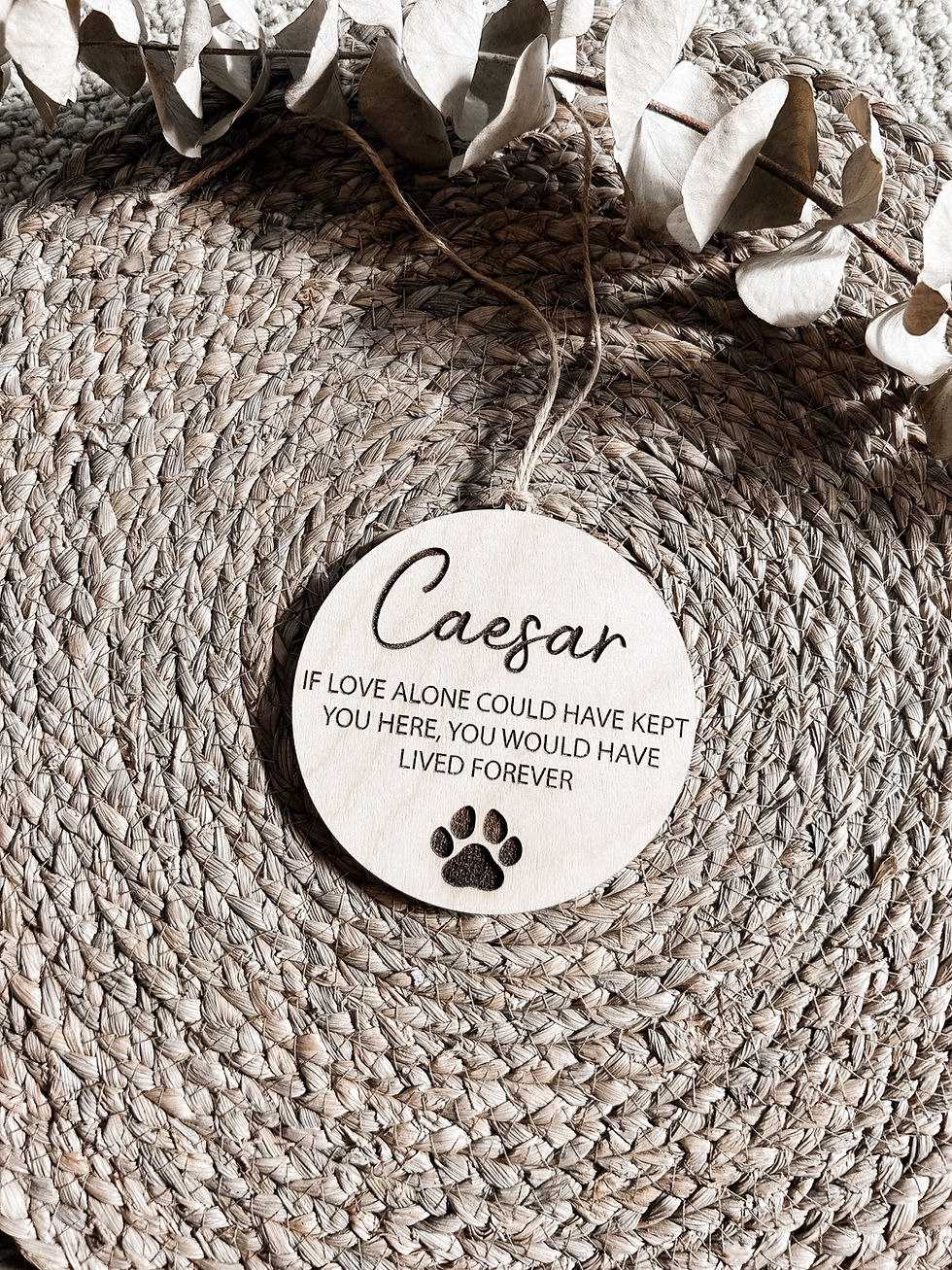 Thumbnail: Personalized Paw Ornament 