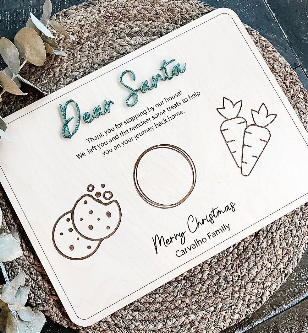 Thumbnail: "Dear Santa" Treat Board