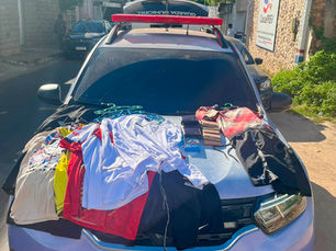 Guarda Municipal de Caxias recupera mercadorias furtadas após arrombamento no Centro da cidade