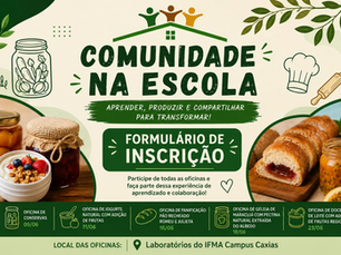 Oficinas gratuitas de panificação, iogurte, geleias e doces são ofertadas em Caxias