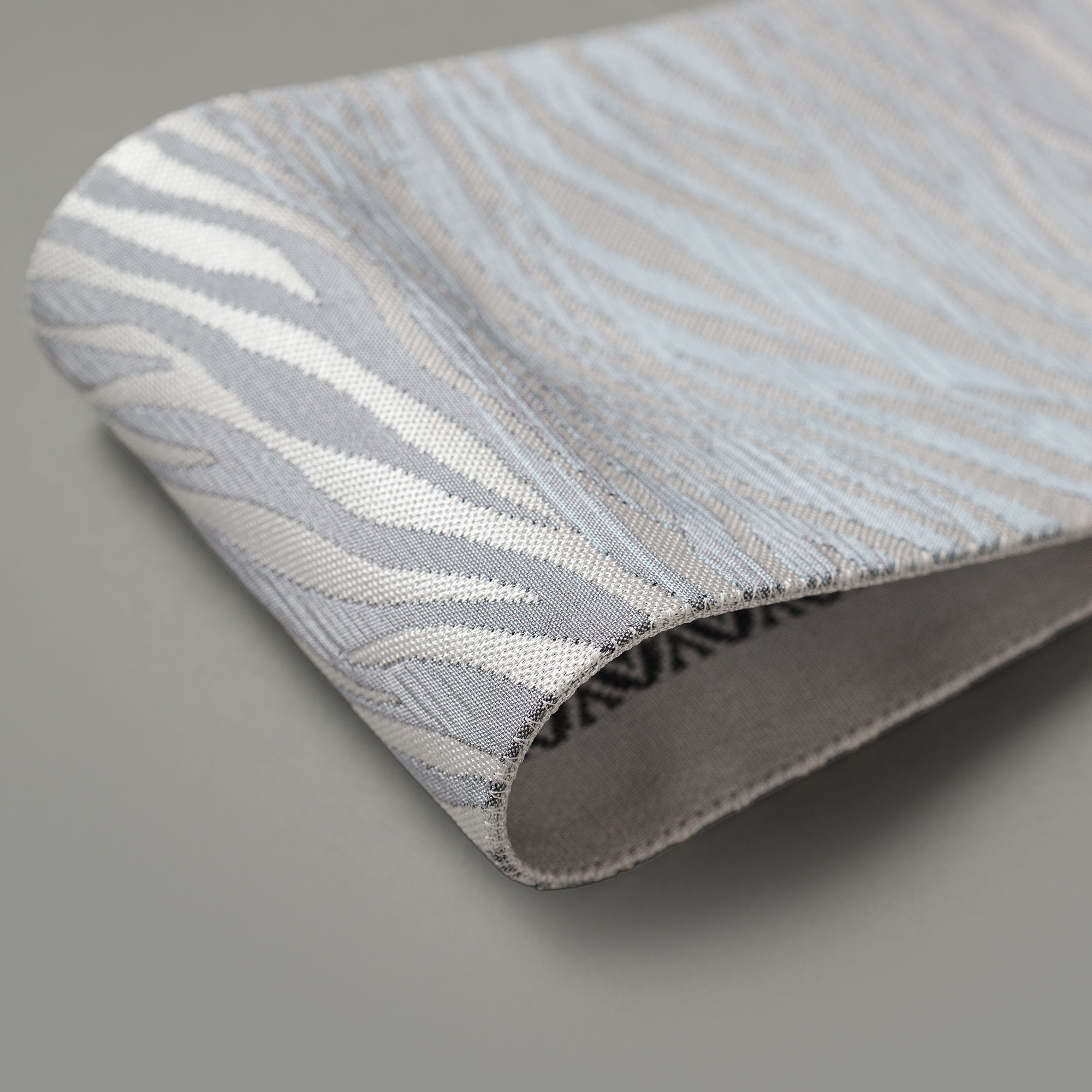 角帯・ゼブラ(白×グレー系)