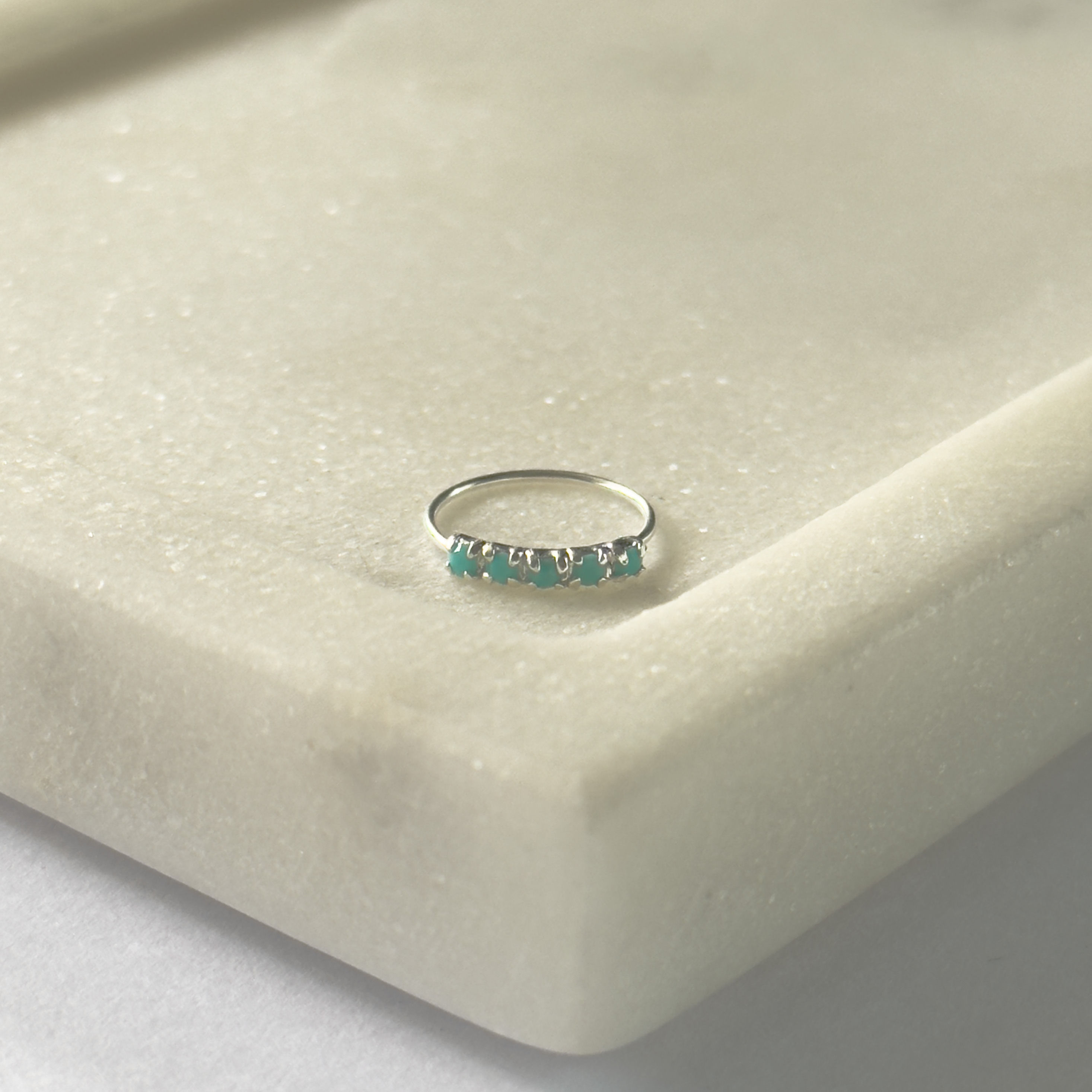 ARO TIPO PIERCING TURQUESA