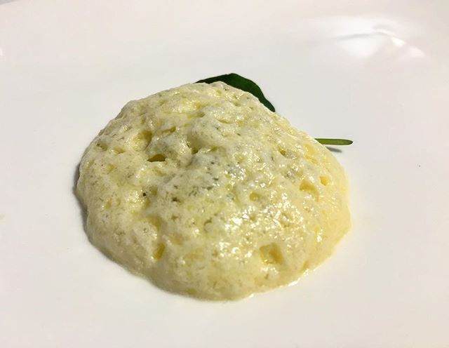 Ventresca con espuma de jengibre