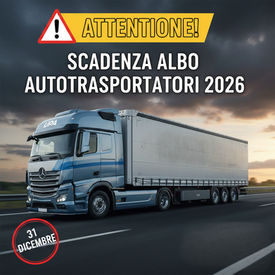 Scadenza Quota ALBO AUTOTRASPORTATORI 2026