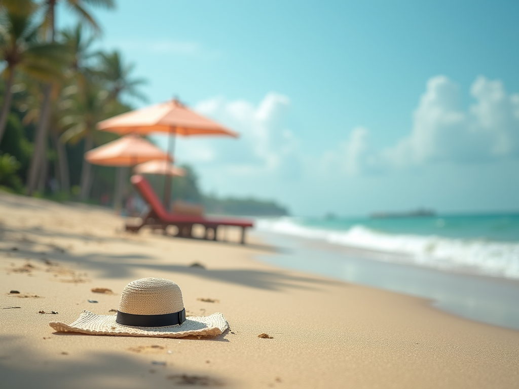 Summer holidays background with professional aesthetic