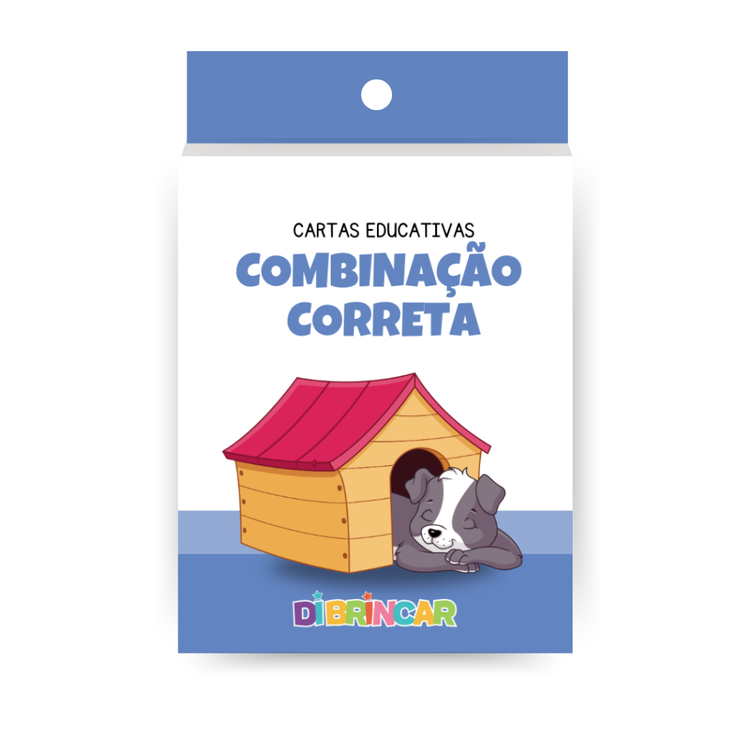 Cartas educativas - Combinação correta