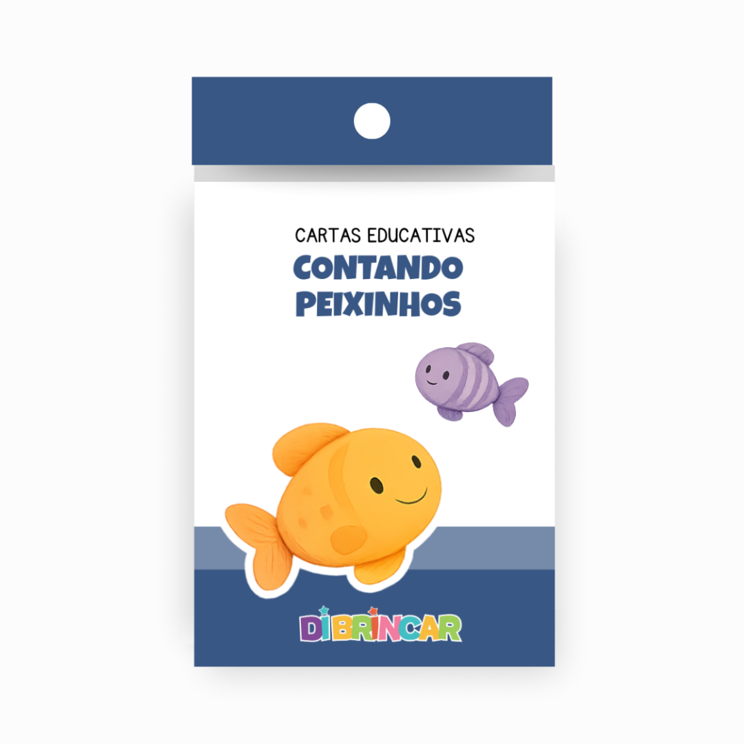 Cartas educativas - Contando peixinhos