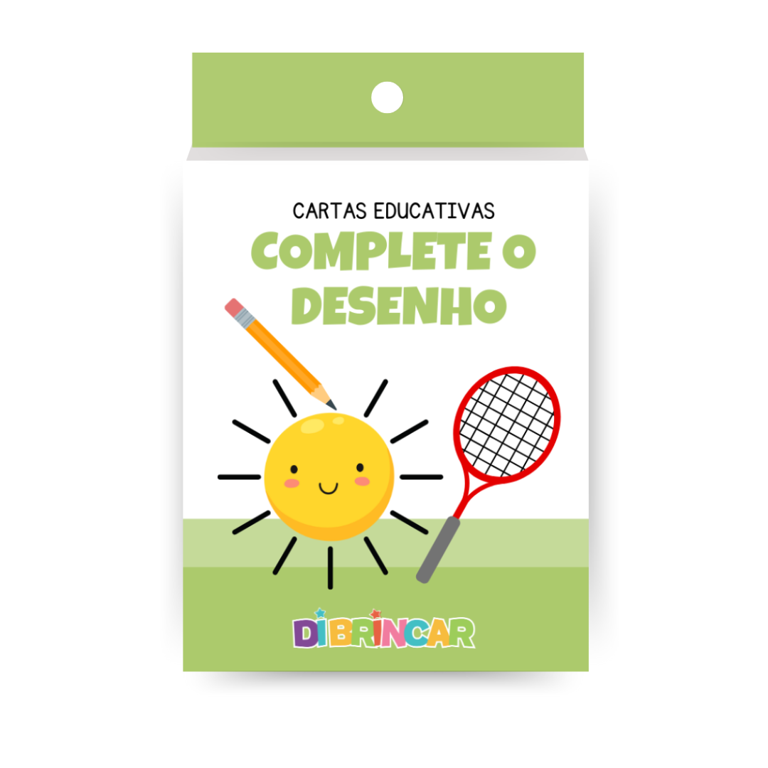 Cartas educativas - Complete o desenho