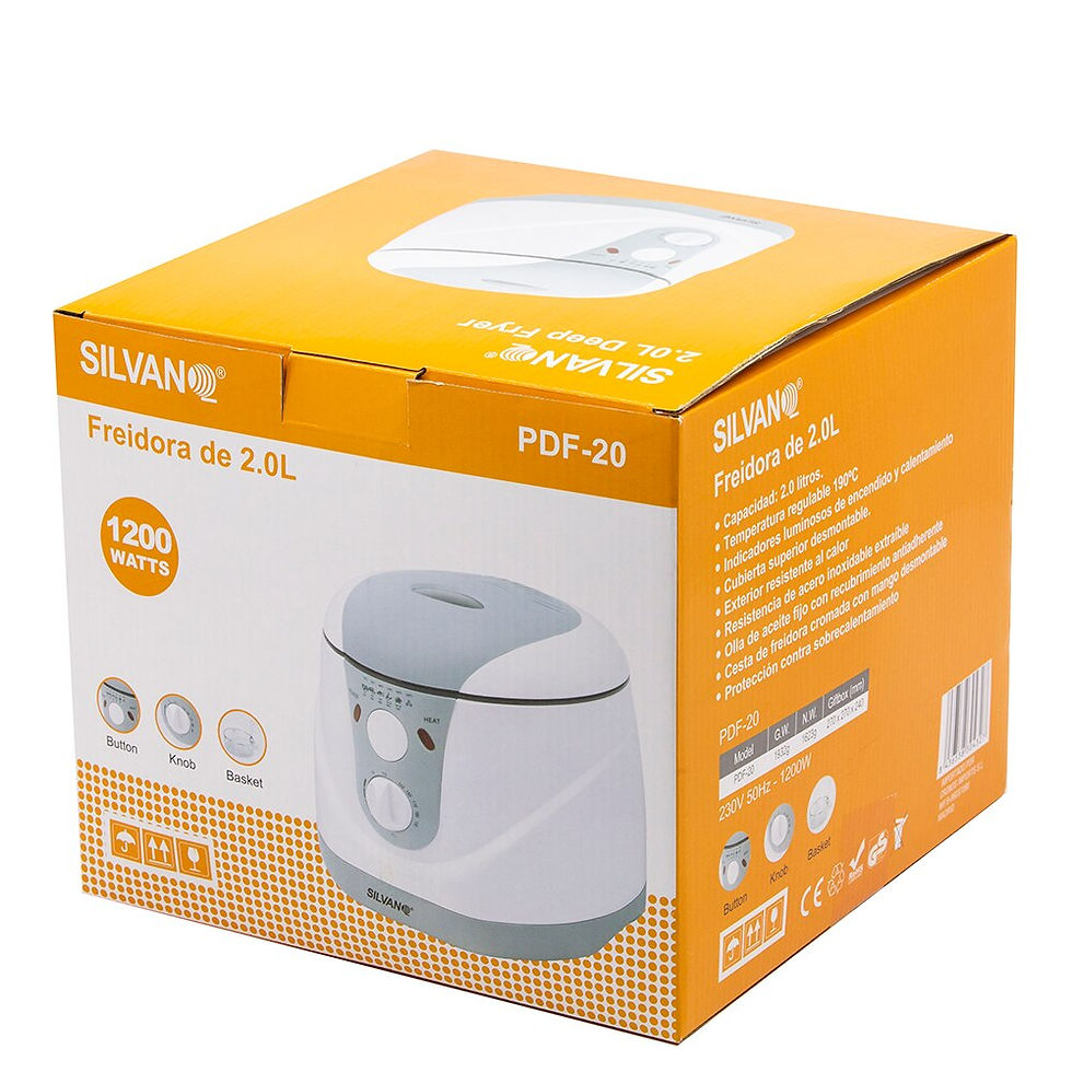 Thumbnail: SILVANO DEEP FRYER 2L PDF-20 1200W 190 DEGREE