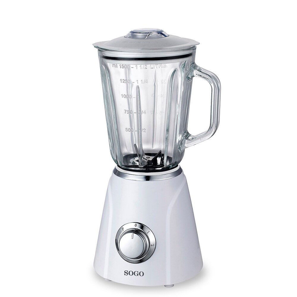 SOGO SS-5045 GLASS TUMBLER MIXER, GLASS JUG WITH 1.5L, 500 W/2 SPEED MOTOR