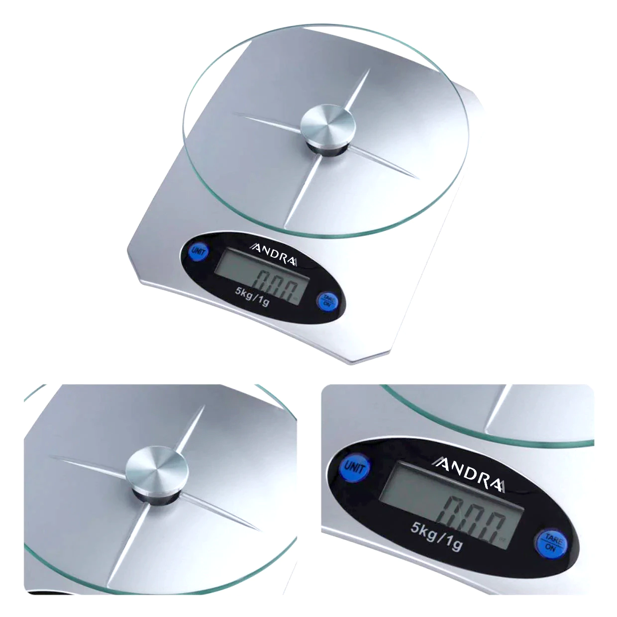 Andra Kitchen Scale A-11KS/3 maximum capacity: 5 kg