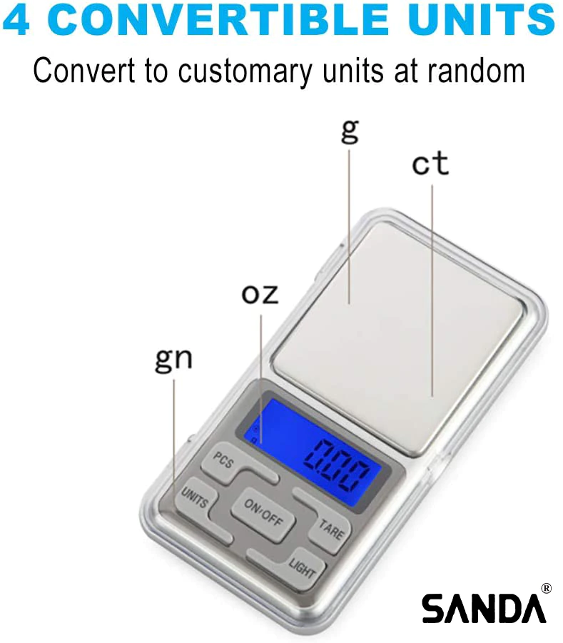 Miniatura: Báscula digital de bolsillo Sanda SD-0203