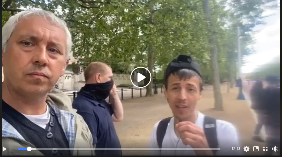 London Amplified Protest Kevin Green Lockdown Lies