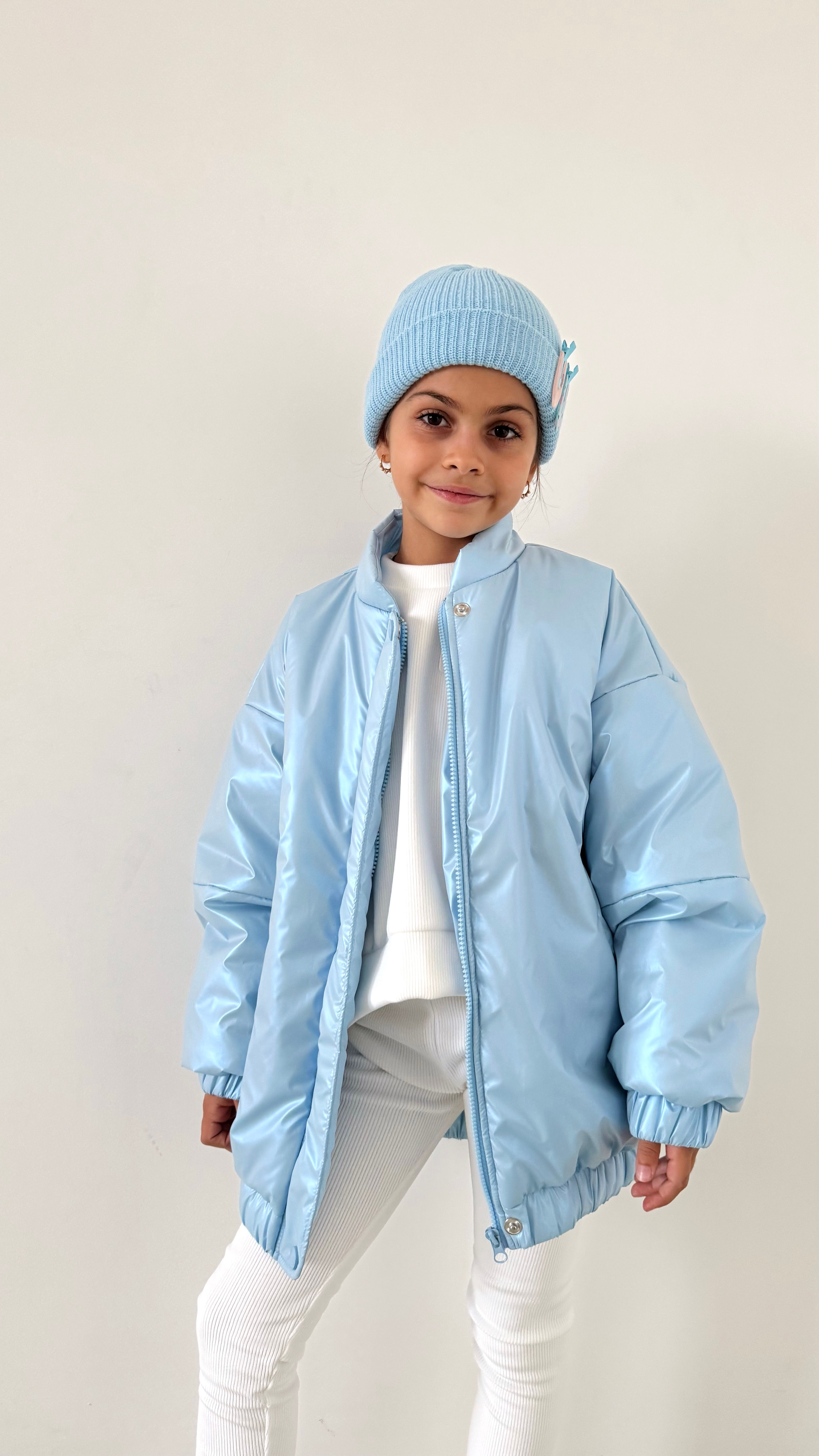 БОМБЕР OVERSIZE БЛАКИТНИЙ