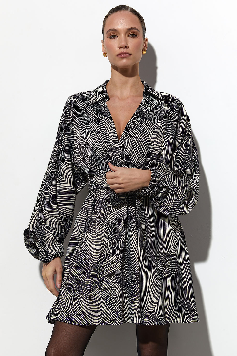 СУКНЯ ВІЛЬНОГО КРОЮ З ПРИНТОМ