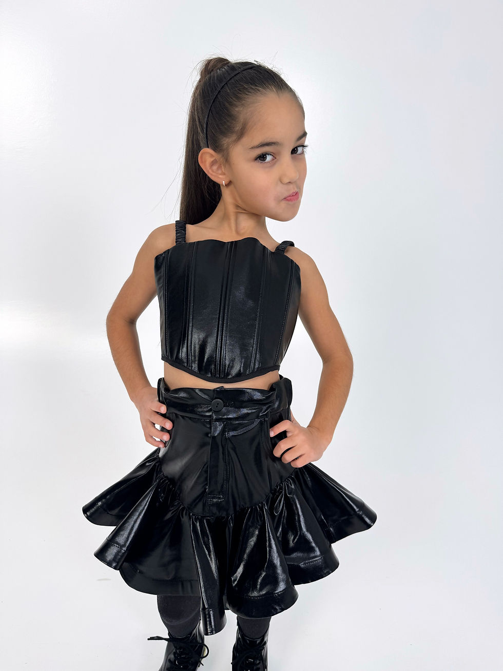 БЛИСКУЧИЙ КОРСЕТ ЧОРНИЙ