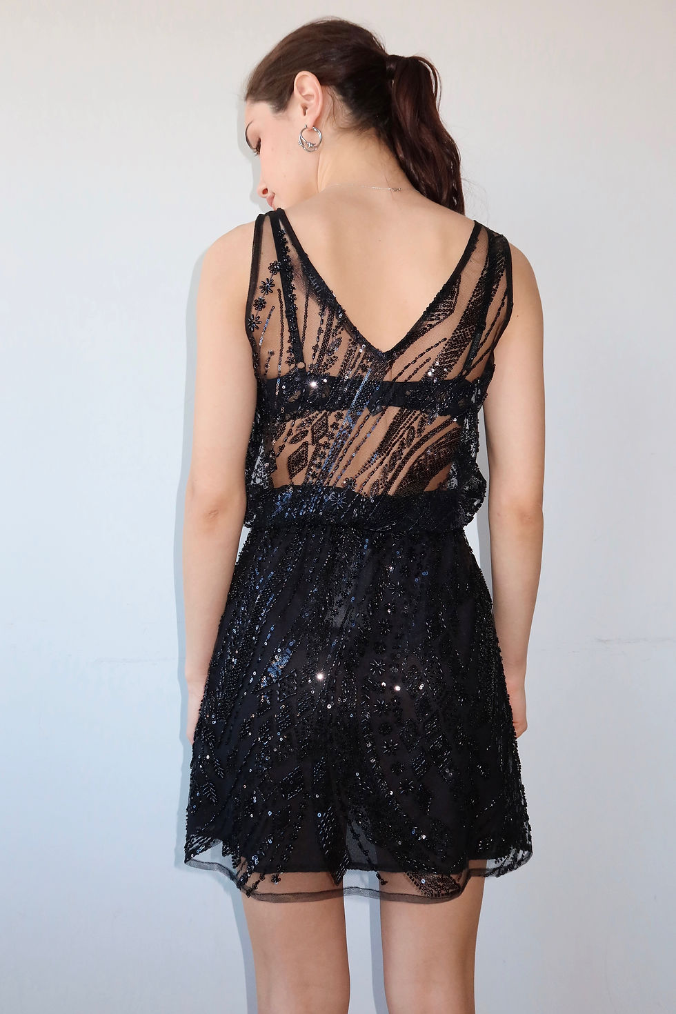 Прев'ю: НАПІВПРОЗОРИЙ ТОП З БІСЕРОМ