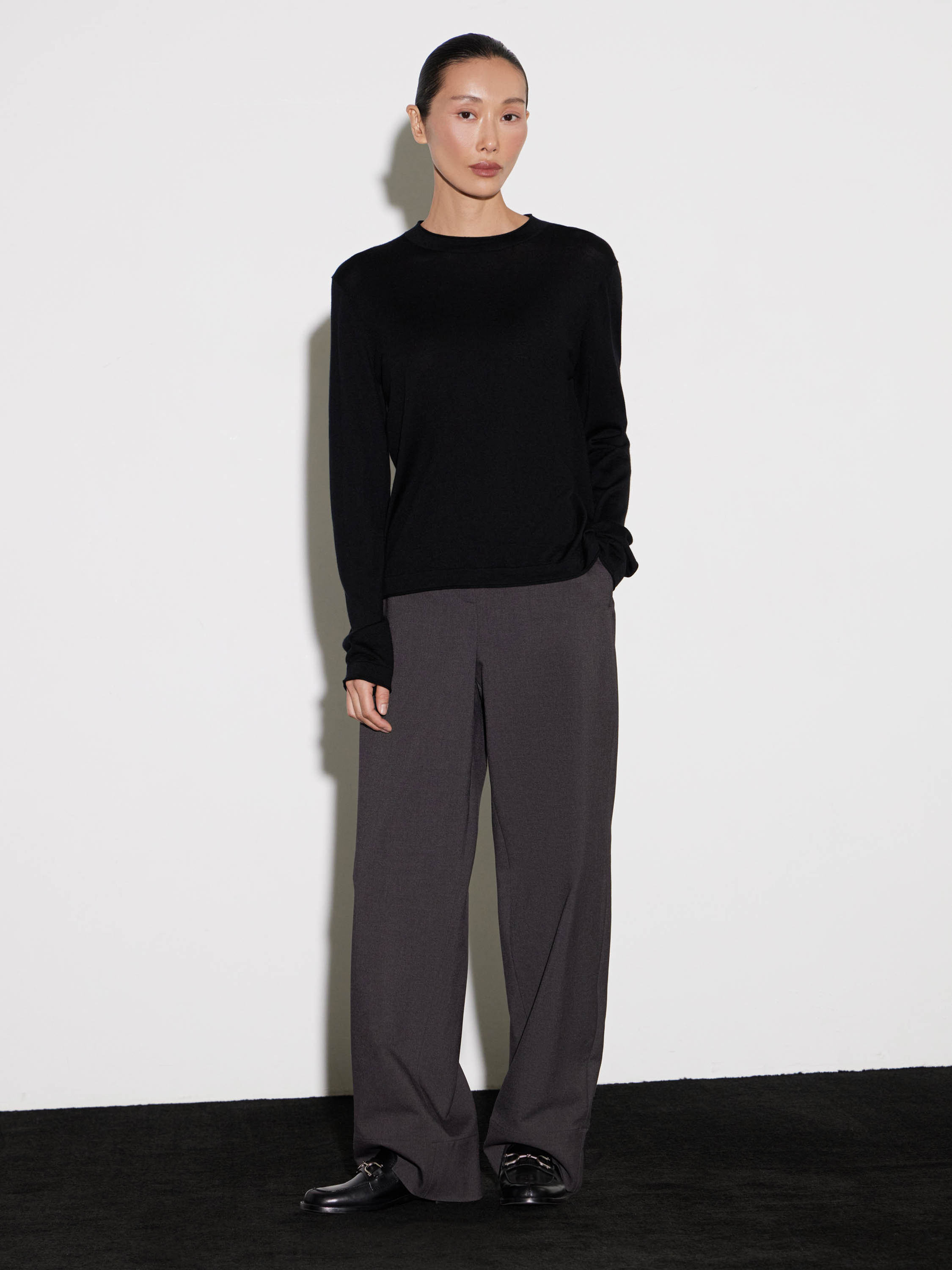 ЛОНГСЛІВ З ШОВКУ ТА ВОВНИ