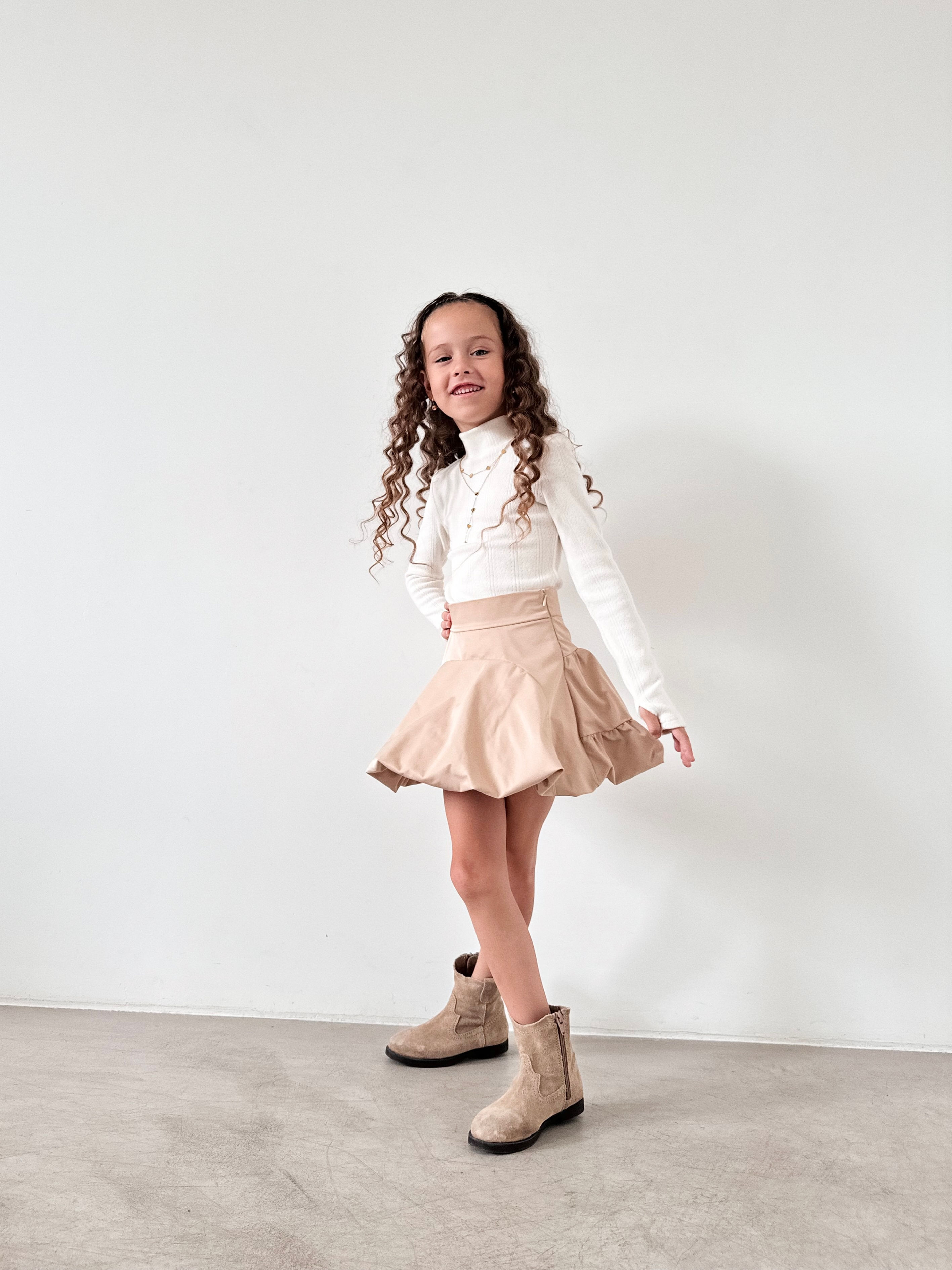 СПІДНИЦЯ-БАЛОН БЕЖЕВА