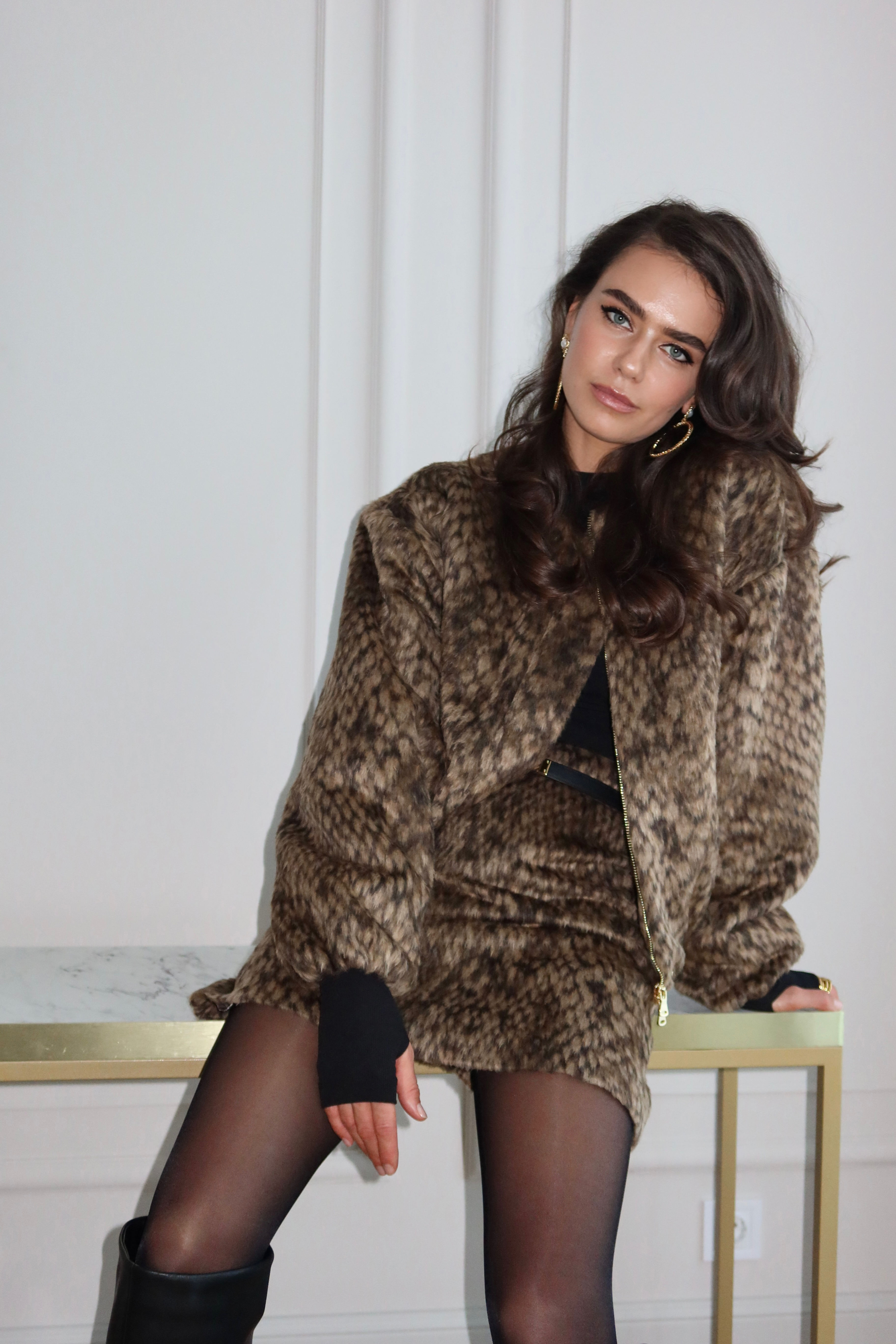 БОМБЕР З ЛЕОПАРДОВИМ ПРИНТОМ