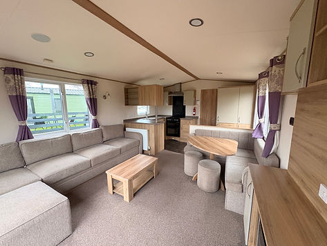 Quality modern 2 bed caravan for sale, cheap and great value on Cilan holiday park, a peaceful, countryside, family run, owne