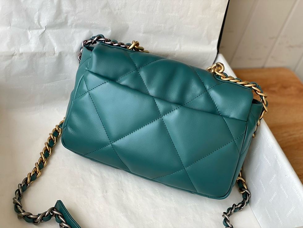 Chanel 19 Flap Size 26 หนังแกะ , กระเป๋าชาแนล19 , กระเป๋าแบรนด์เนมเกรดออริ1:1