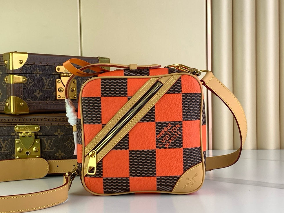 Louis Vuitton Chess Messenger Bag , กระเป๋าหลุยส์วิตตอง , กระเป๋าแบรนด์เนมเกรดออริ1:1