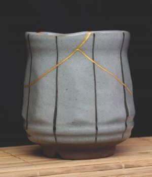 The Japanese art of kintsugi is a metaphor for repairing what is broken to reveal beauty.