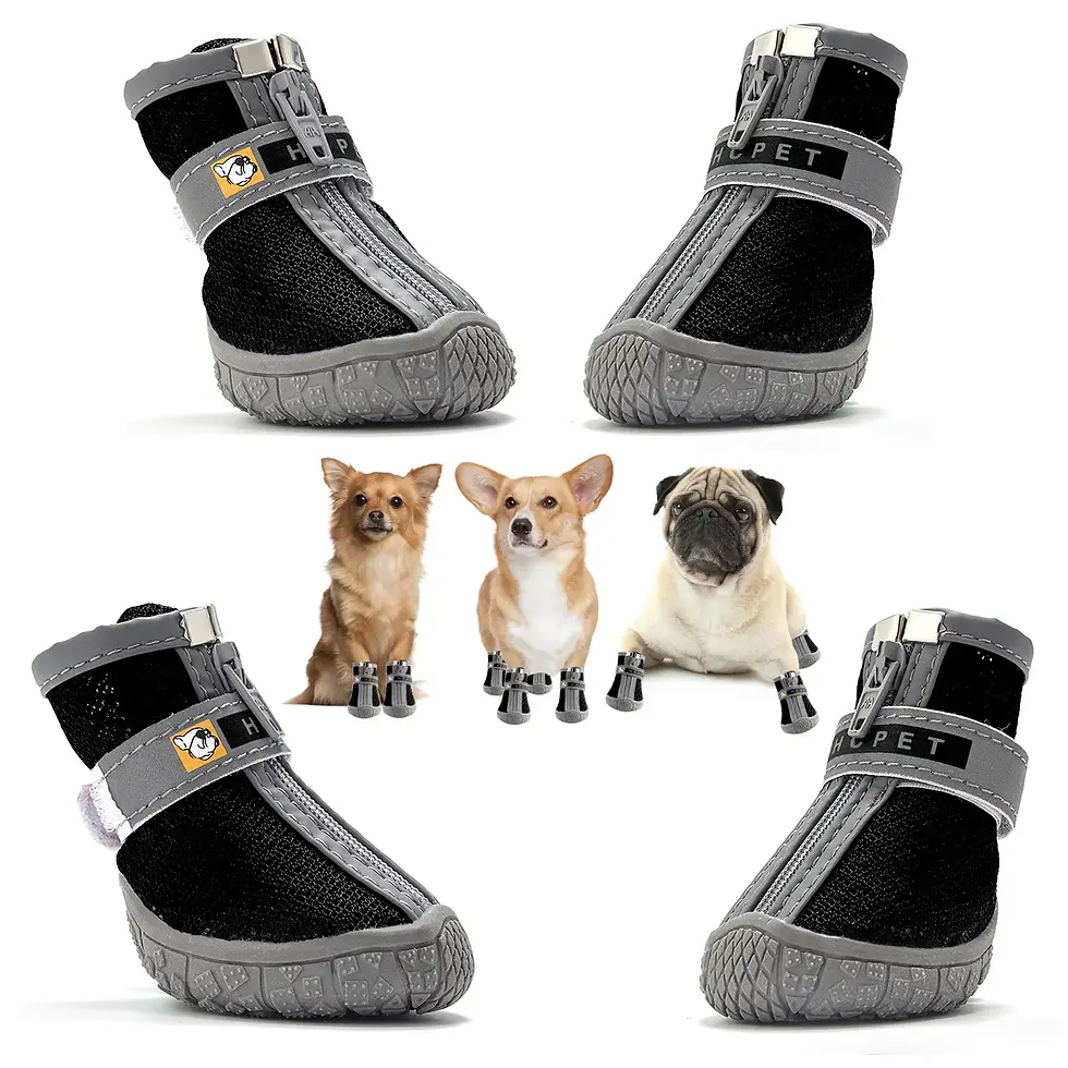 Miniatura: 4pcs/set Pet Dog Shoes