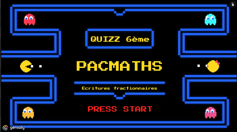 (A10) Quiz Écritures fractionnaires