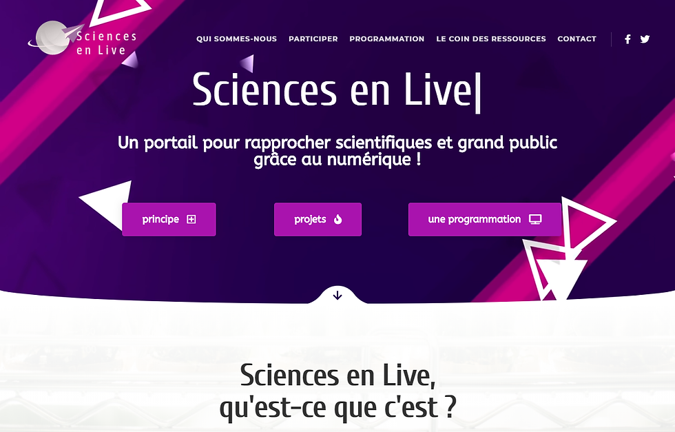 Sciences en Live