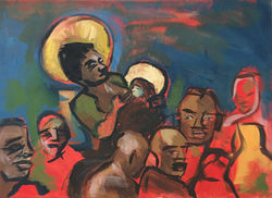 Madonna and Child on a Lifeboat