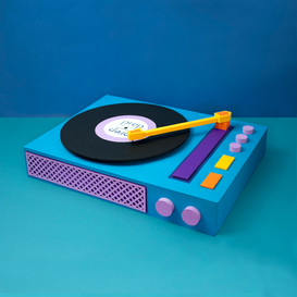Paper-craft Record Player