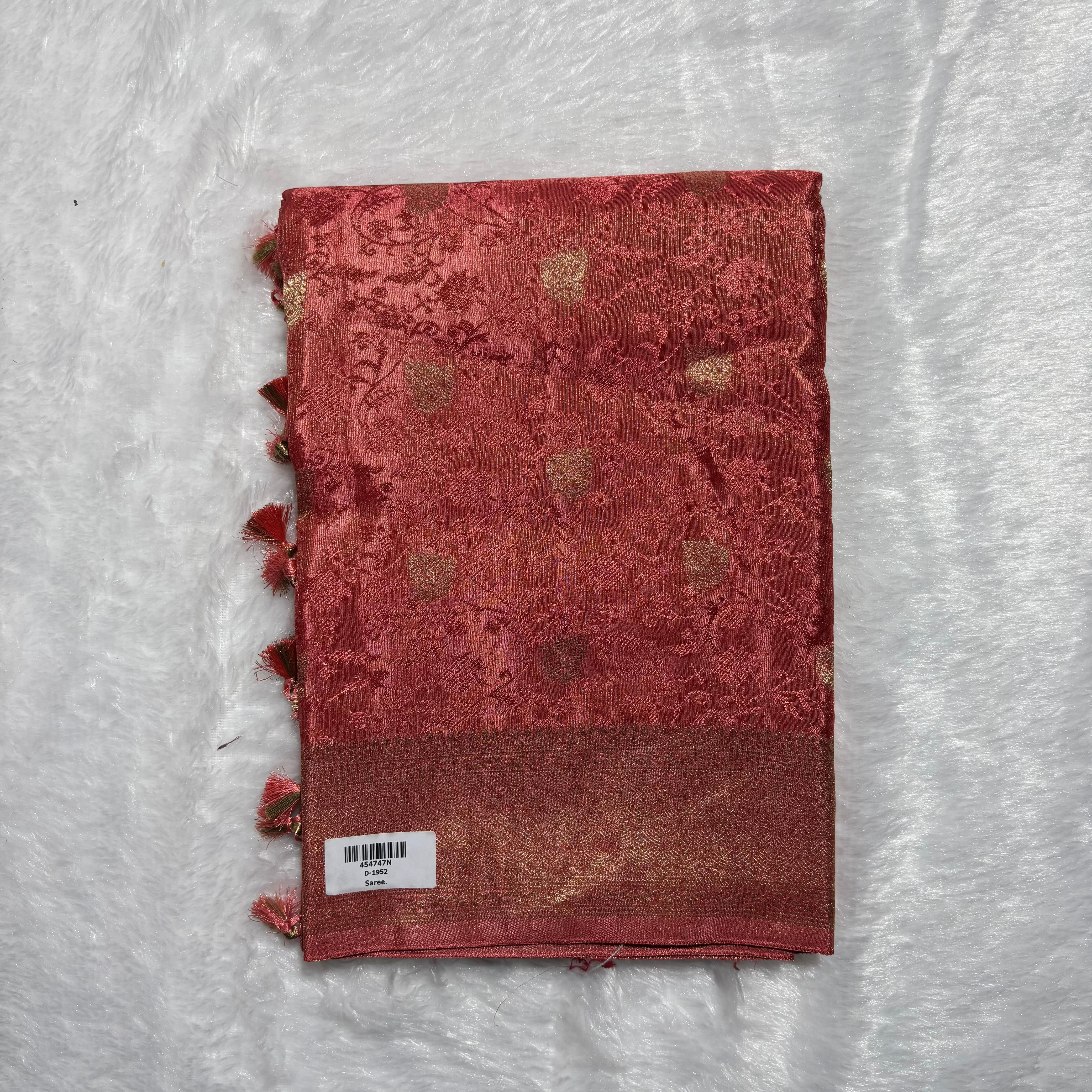 Banaras Mushroom Saree